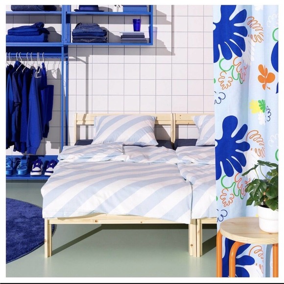 IKEA SLÖJSILJA SLOJSILJA Duvet Cover, Twin (205.614.05) NEW - Picture 2 of 5